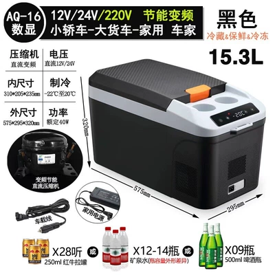 Soyuducular — Car Use - aq-16-truck-and-car-home12v24v220vfrozen-model