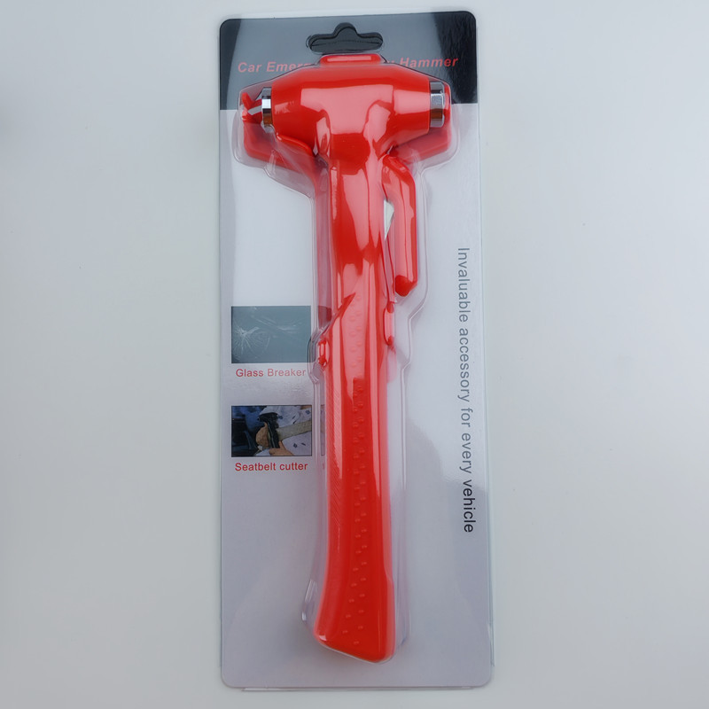 Qìchē – Car Safety Hammer Qəza çəkici - red-km49-safety-hammer-with-card
