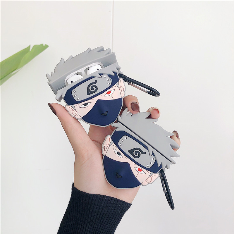 Cartoon Huoying Kakashi Suitable for airpods pro Protective Cover Ripple 2/3 Generation Apple Bluetooth Headset Soft Case