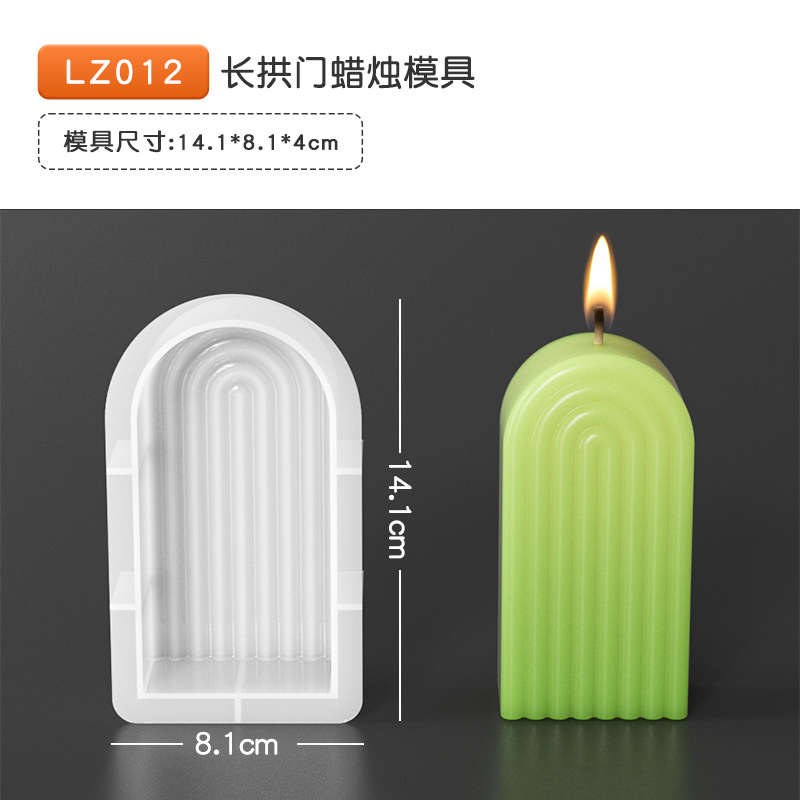 36 epoxi vela molde cristal racimo bola arco Polka Dot cubo vela almacenamiento hecho a mano resina silicona molde