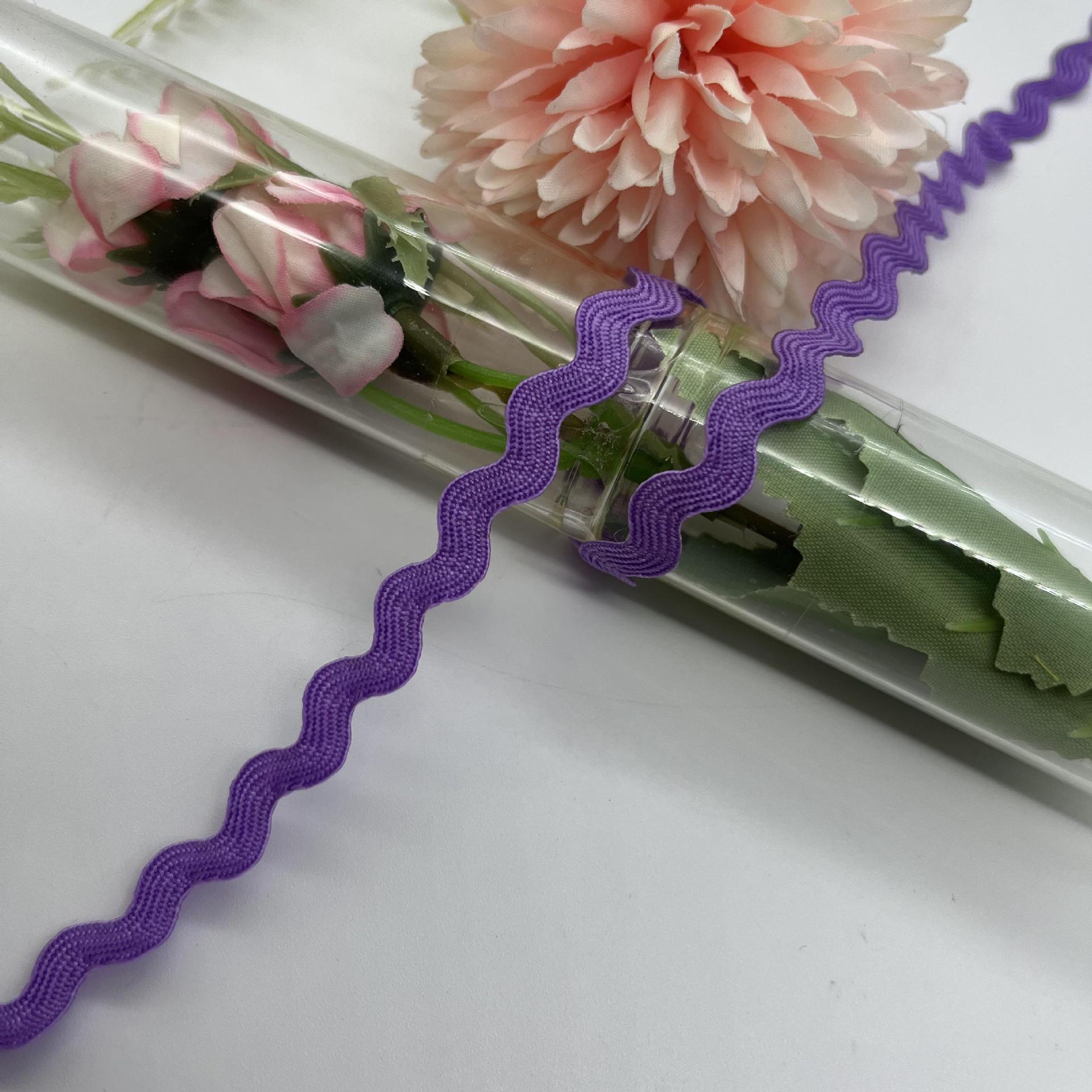 5mm color sólido ondulado en forma de S correas curvas de encaje correas cortinas sombreros ropa para niños vestidos accesorios de boda accesorios de ropa