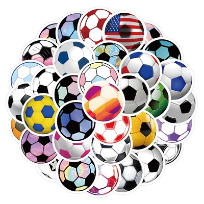 60 new pure football Body sticker