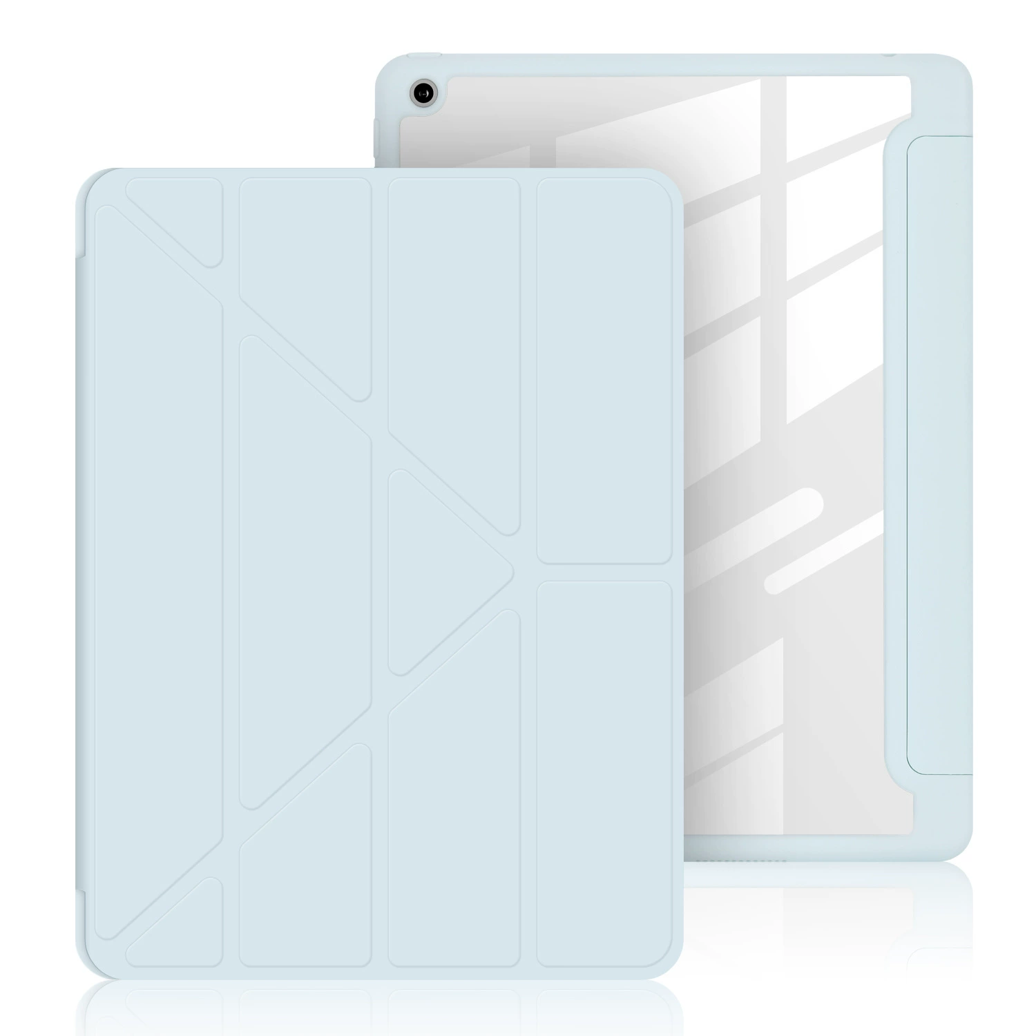 Подходит для iPad 10.9, акриловый Y-образный складной защитный чехол, 10.2 слот для стилуса, мягкий кожаный чехол для Pro 11/12.9