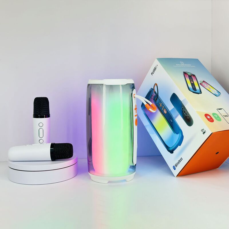 pulse6+脉动6蓝牙音响七彩呼吸氛围灯全屏炫彩呼吸灯K歌话筒一体|undefined