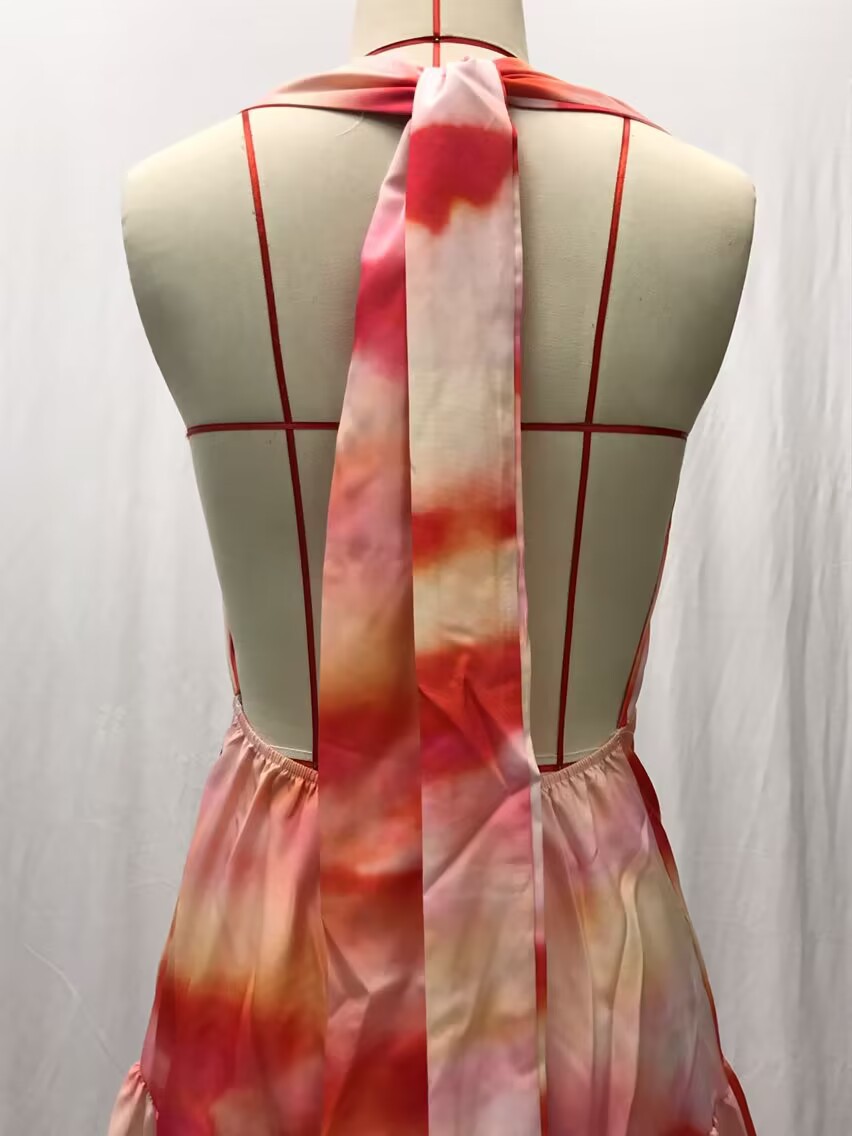 350g Weight Maxi Long Dress Dress Length Type Sleeveless Sleeve Length Swing Dress Dresses Type Polyester Fabric Type Mid Waist Waist Line Holiday, Daily Occasion V Neck Neckline Regular Fit Fit Type Floral Pattern Summer Season Women's Gender Printing Design Vacation Style Wholesale Women's Vacation Printing Floral Holiday Daily V Neck Sleeveless Swing Dress 17