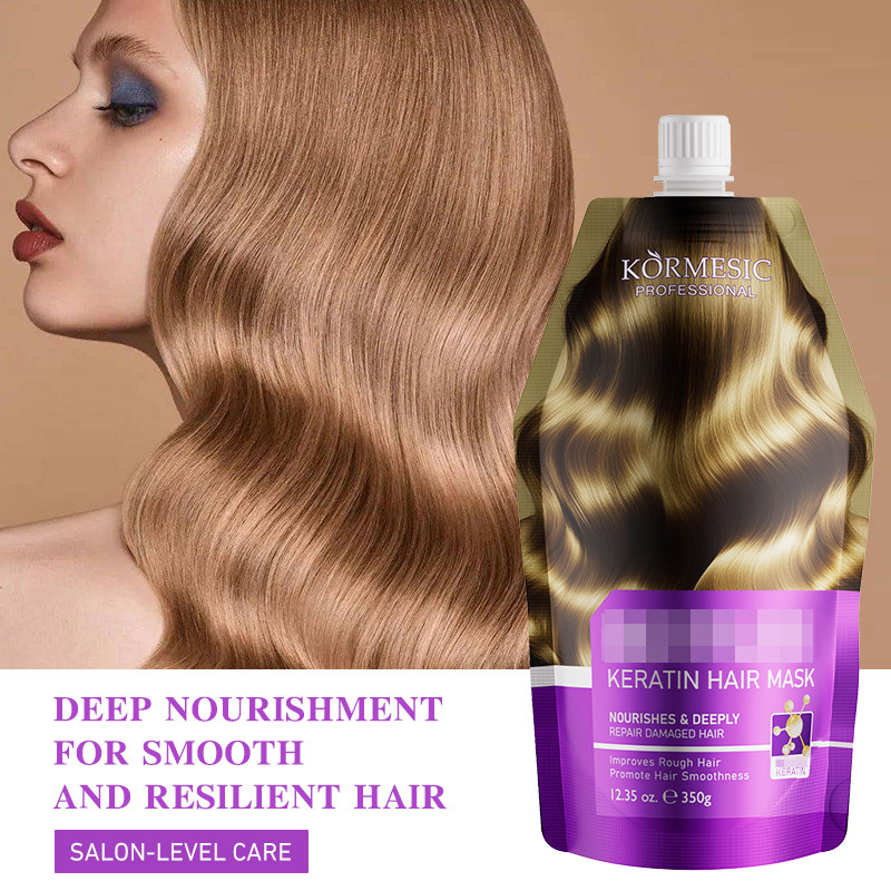 Máscara de cabello de queratina KORMESIC certificada por la FDA en Filipinas, máscara de cabello suave y hidratante, comercio exterior transfronterizo spot image 4