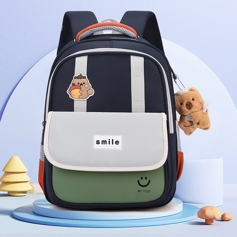 Escuela primaria mochila transpirable para niños de grado uno y dos mochilas de dibujos animados lindas mochilas para niñas