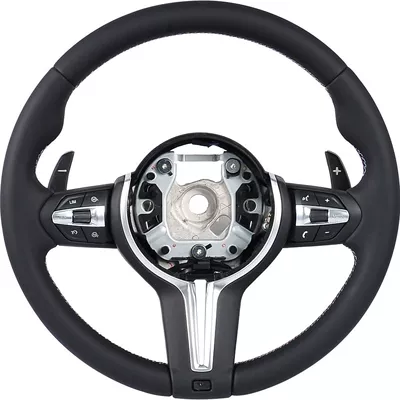 for 1 Series, 2 Series, 3 Series, Steering wheel - round-disc-with-silver-frame-m3-bare-disc