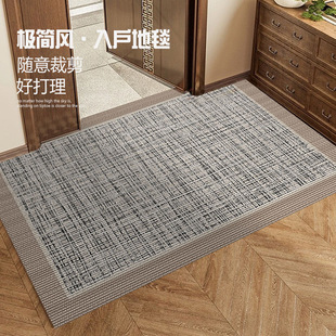 简约入户门地垫家用高级感大门口防滑印花进门玄关地毯耐脏-阿里巴巴