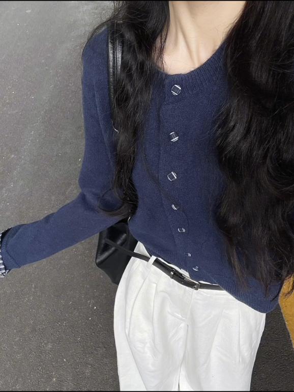 白色复古肌理纹高腰阔腿牛仔裤女秋冬新款宽松显瘦百搭直筒拖地裤|undefined