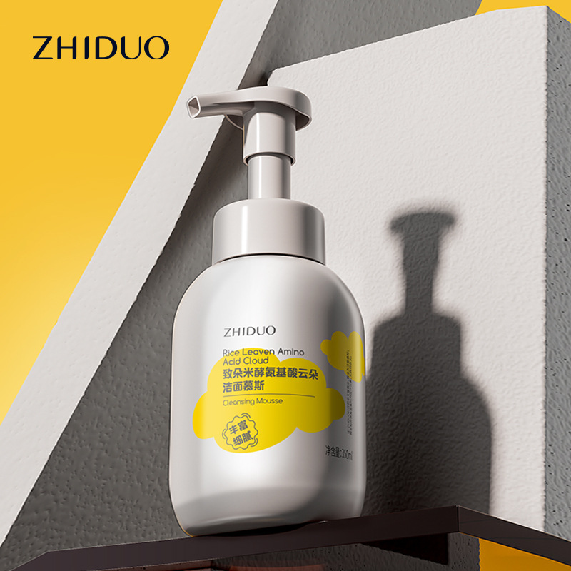 Demi Yeast Amino Acid Cloud Cleansing Mousse, 350ml – Deep-Cleansing Facial Wash for Gentle, Wholesale Cleanliness