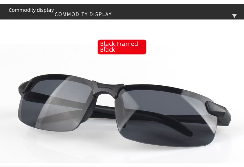 3043 nakts redzamības saulesbrilles vīriešu saulesbrilles ar ultravioleto starojumu, dienas un nakts divējāda pielietojuma makšķerēšanas un braukšanas brilles_voghion.com