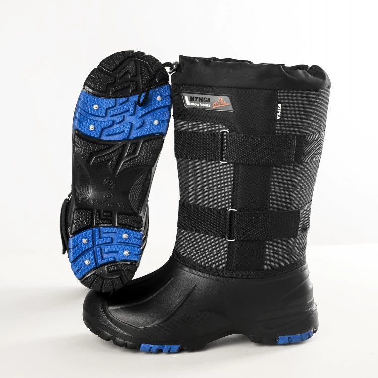 Men's Snow Boots, Insulated Waterproof Outdoor Boots, Lightweight 1.1 kg, Sizes 37–46