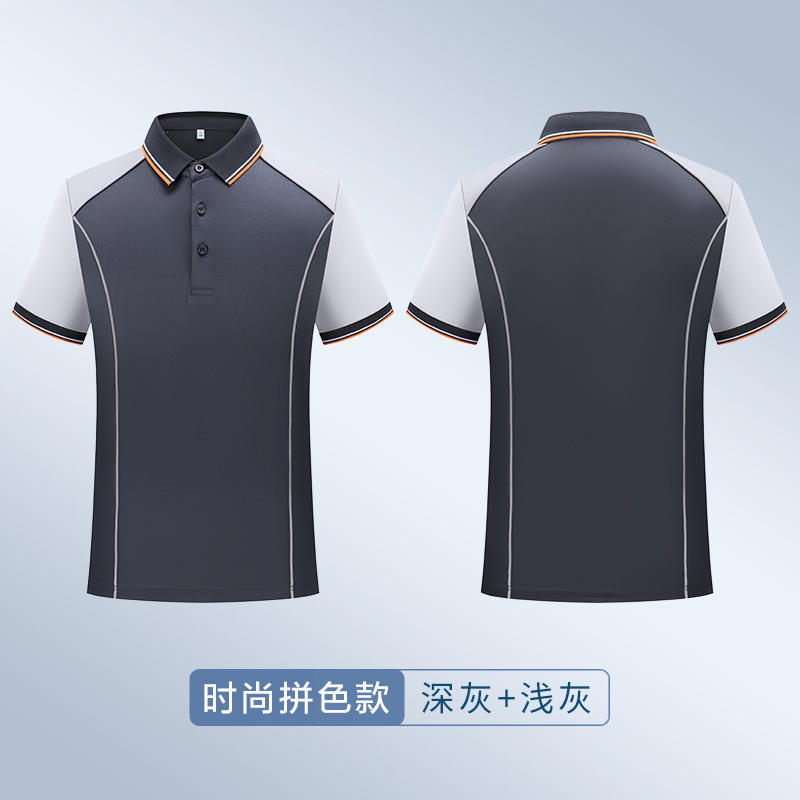 140 gramos ligero color cuello inserción manguito polo personalizado LOGO fábrica de reparación expreso ropa de trabajo impresión bordada