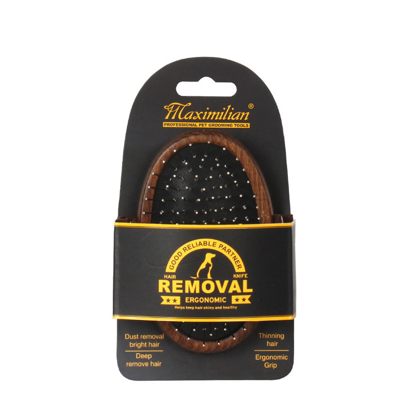 Fabricantes transfronterizos peine de aguja de madera antigua para mascotas