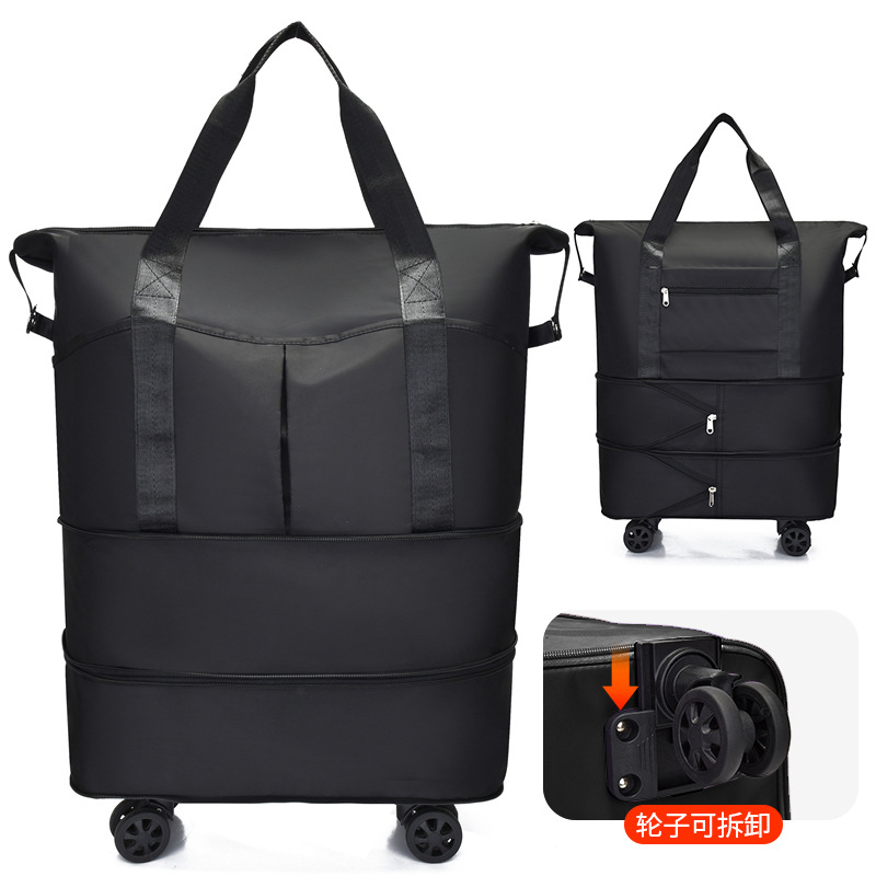 Pulley bag Traveling bag foldable expans...