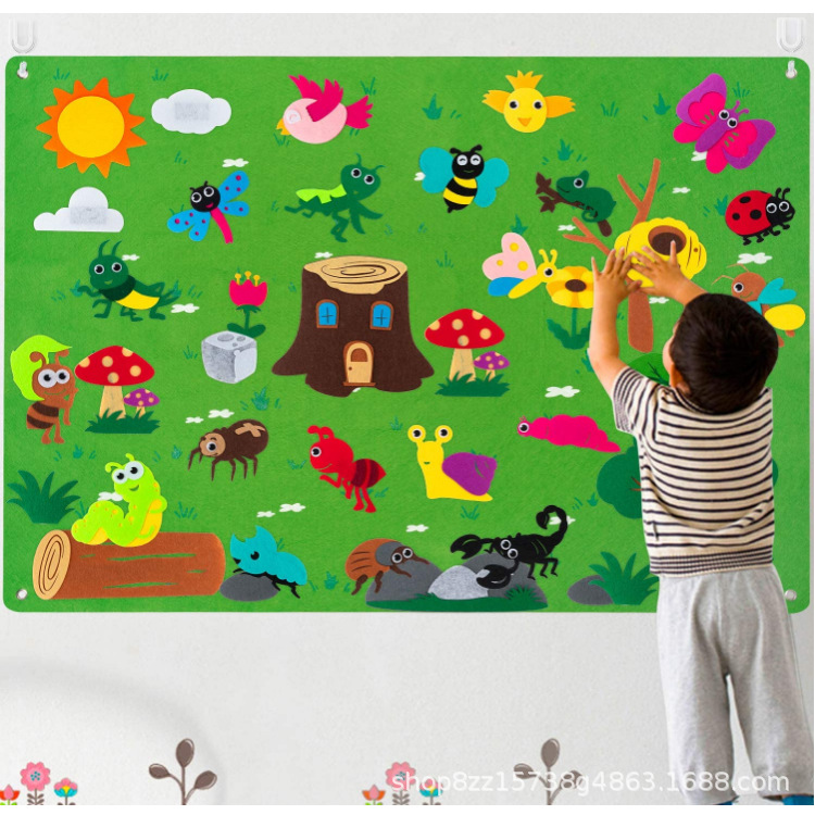 Tablero educativo de animales marinos para bebés