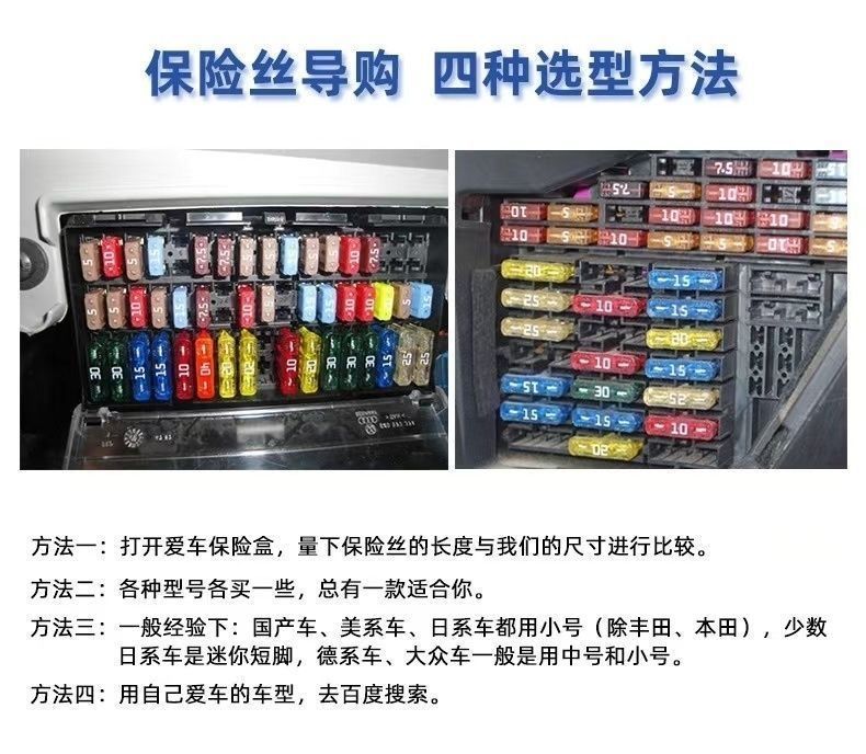 Electric Vehicle Lithium Battery Fuse Insert Special Charger Overcurrent Protection Insurance Insert 30A 20A 40A