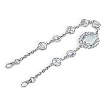 SP-37镶嵌时尚水钻链条配件女包手挽带宝石手提包带玻璃钻包手挽