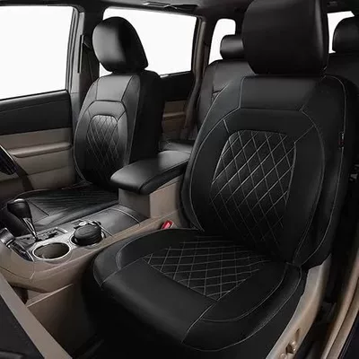 best-selling single-line diamond-pattern car seat: Universal seat cover