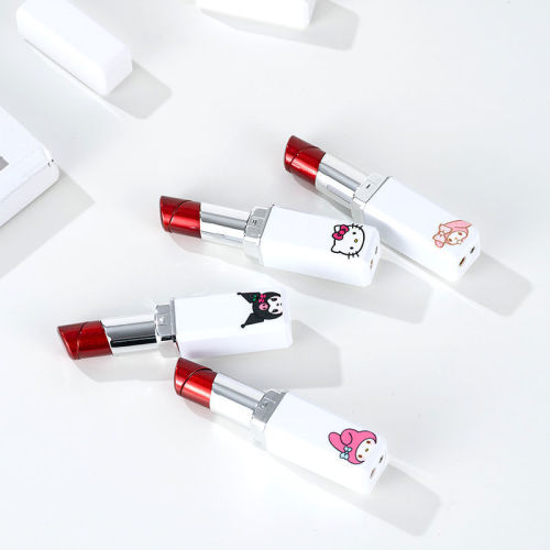White cartoon Kuromi Melody lipstick lighter white lipstick lighter girl lipstick lighter