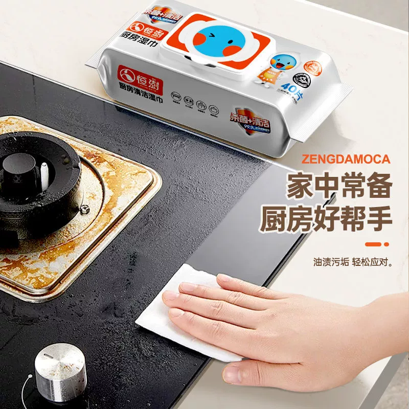 Большая сумка кухонных салфеток Hengyu для чистки салфеток для утолщения и дезактивации