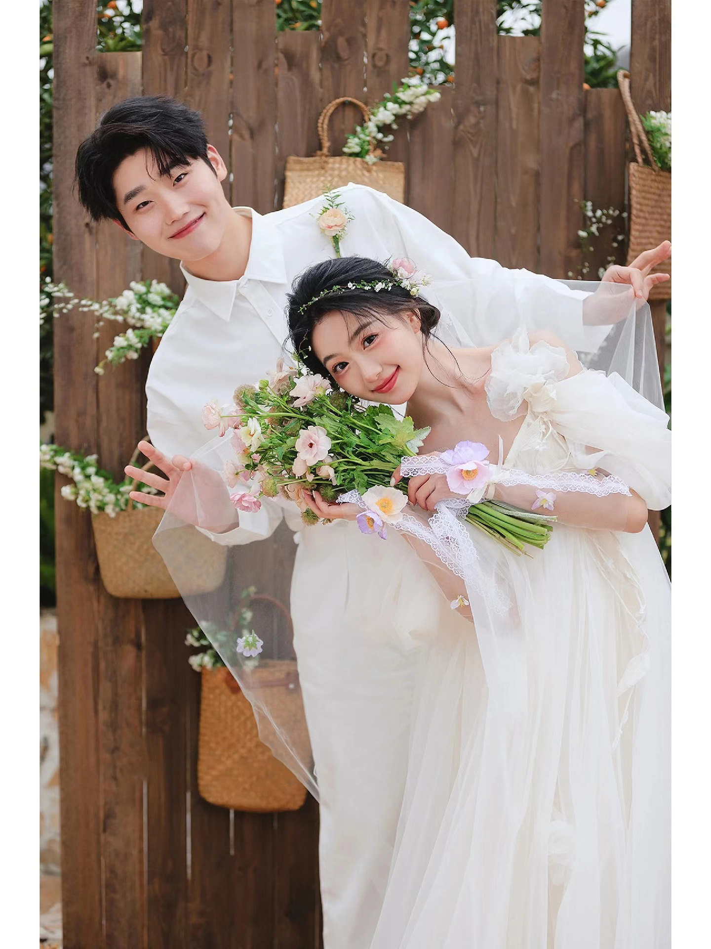 Fairy-style Niche Bridal Robe, Wedding Dress, Light Gauze For Reception, Studio Photography, Outdoor Travel Shoot Dress_ecoleips.com