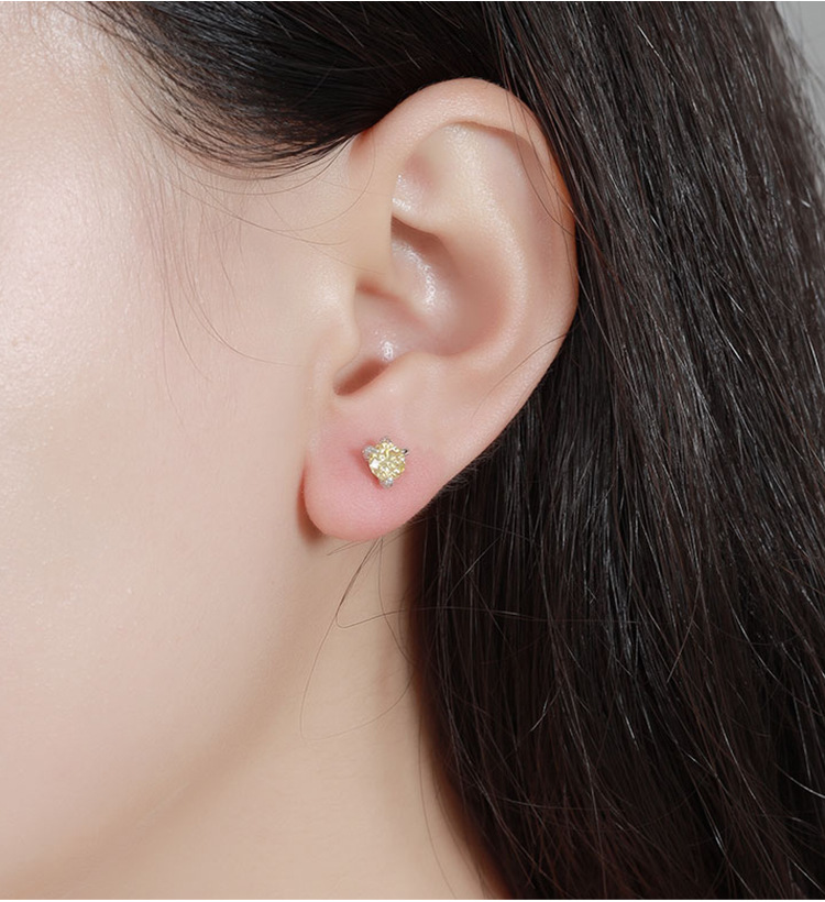 1g Weight 925 Sterling Silver Ear Needle Material Moissanite Inlay Material Ear Studs Classification 1 Pair Quantity Daily, Street Occasion 925 Sterling Silver Material Geometric Pattern All Seasons Season Unisex Gender Simple Style Style 1 Pair 925 Sterling Silver Moissanite Moissanite Earrings Geometric Ear Studs 6
