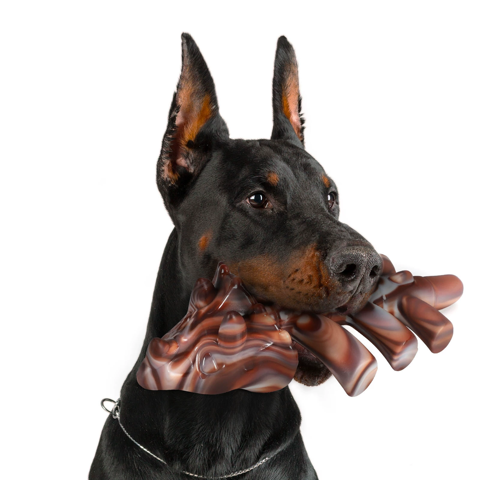 Трицератопс собачьи корен и жевательные нейлоновые игрушки со вкусом говядины, обучающая жевательная игрушка против тревоги, трансграничный горячий продукт