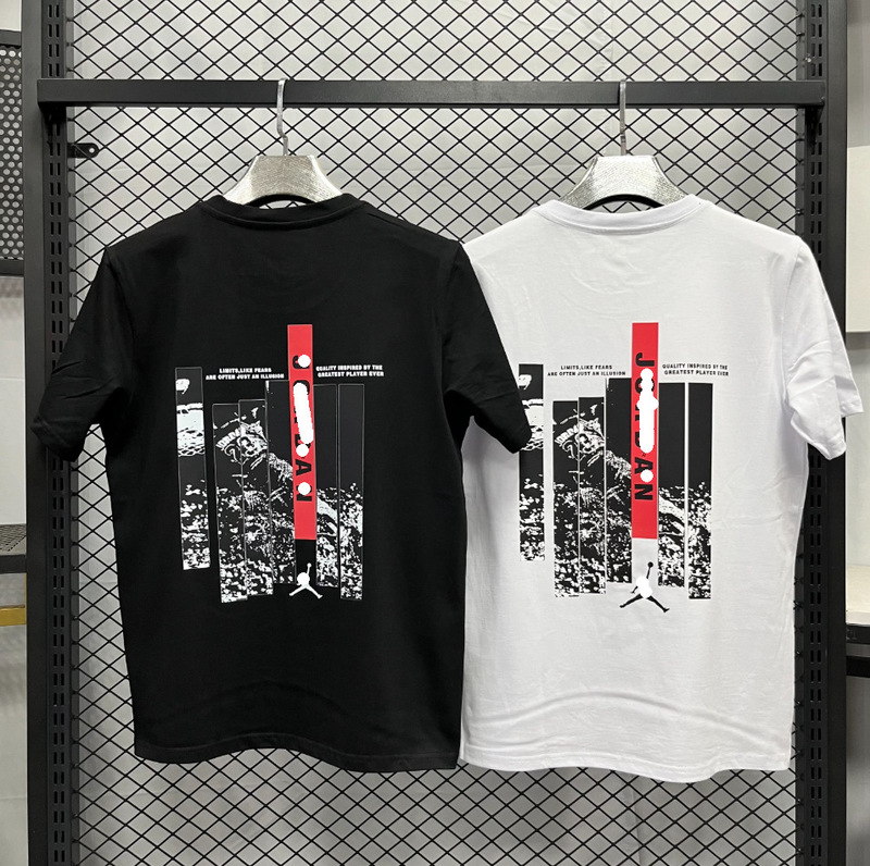 Foreign trade trendy brand style men's short-sleeve T-shirt, summer breathable, unique back print top, couple's style, large size wholesale Foreign trade trendy brand style men's short-sleeve T-shirt, summer breathable, unique back print top, couple's style, large size wholesale