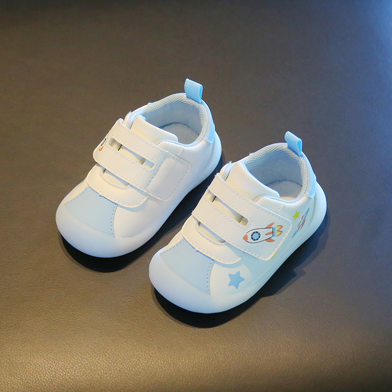 2024 primavera y otoño nuevos zapatos de bebé de fondo suave de gelatina de dibujos animados antideslizante resistente al desgaste velcro hombres y mujeres zapatos de bebé niño