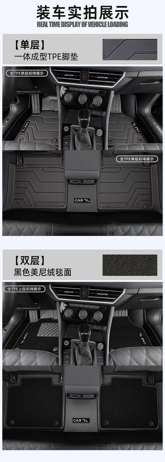 Suitable for Volkswagen Sagitar Foot Pad TPE Car Foot Pad Surrounding Upper Monolithic Foot Pad 2023 Sagitar Foot Pad