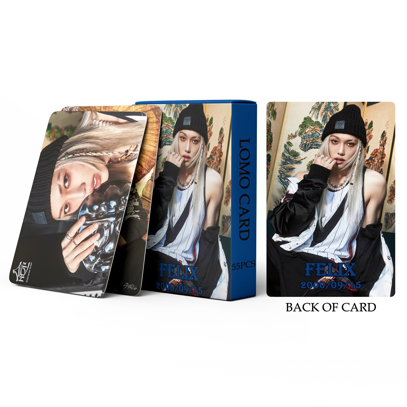 Cadena total de gran cantidad de nuevos productos en stock 55 tarjetas de álbum SKMyBreath KPOP estrella alrededor de la tarjeta de colección LOMO