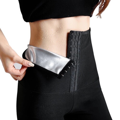 Ladies Sports Body Shaping Waist Cincher High Waist Abdominal Control Sweating Firm Buttocks Shaping Pants