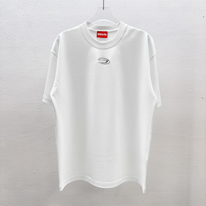 American fashion DIESs&SFL correct Diesel short-sleeve unisex T-shirt, loose fit, silver label T-shirt, trendy brand, oversize American fashion DIESs&SFL correct Diesel short-sleeve unisex T-shirt, loose fit, silver label T-shirt, trendy brand, oversize