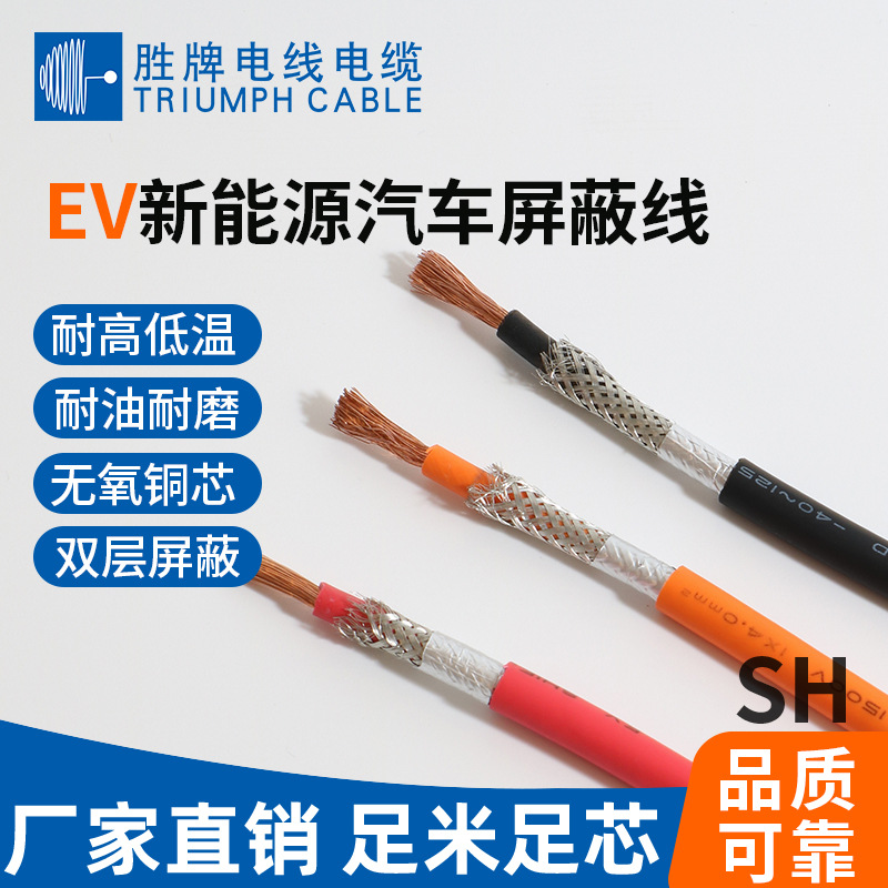 新能源EV动力线1000VDC耐高压XLPE汽车线储能内部连接充电EV线