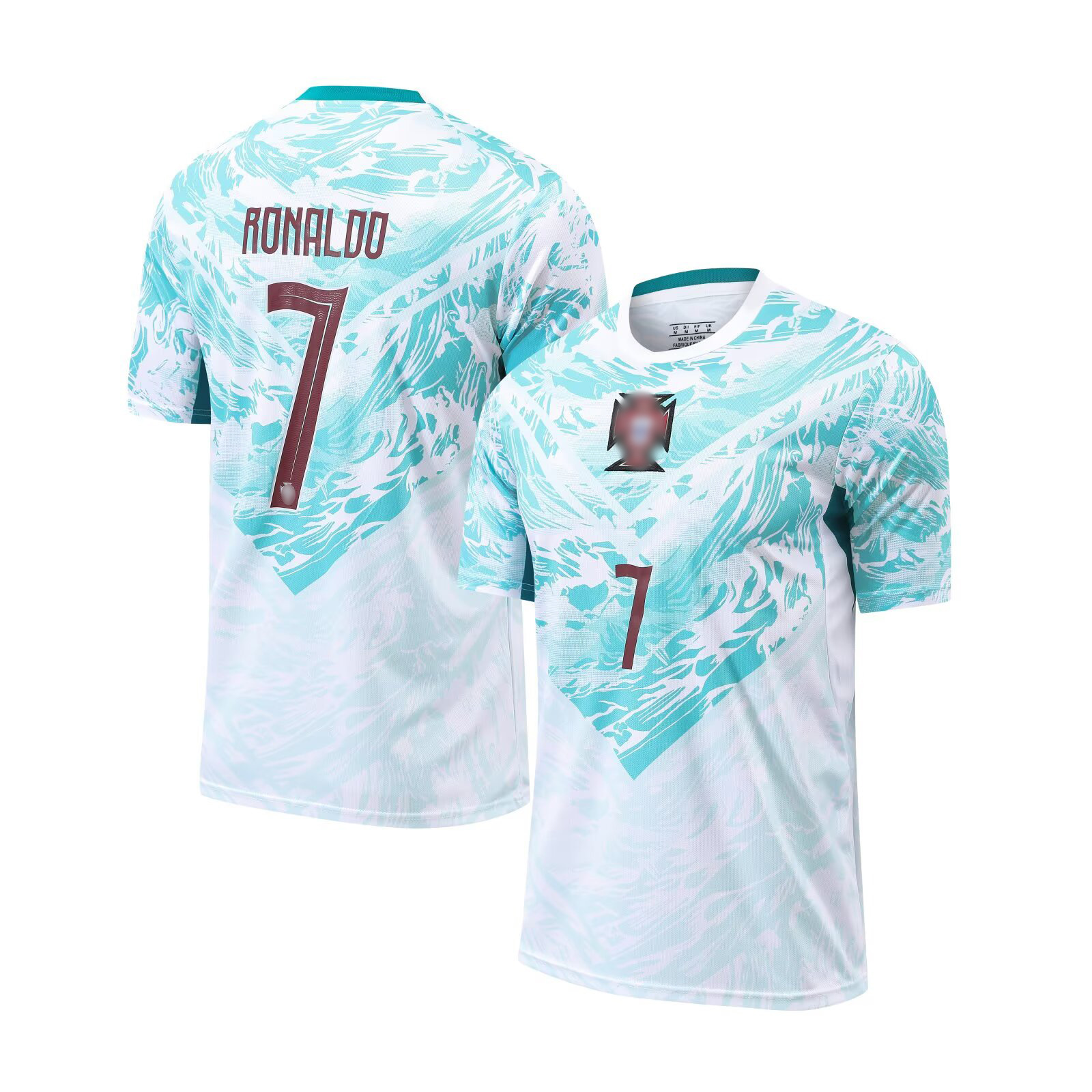 2026 Portugal Camiseta en casa y fuera Camiseta de fútbol infantil No. 7 Ronaldo 8B tarifa infantil adulto transfronterizo