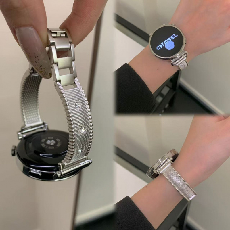 Mangxing Bracelet Metal Strap Suitable for Huawei Gt5 Watch Strap Gt4 Women's High-End Watch4Pro Watch Gt3