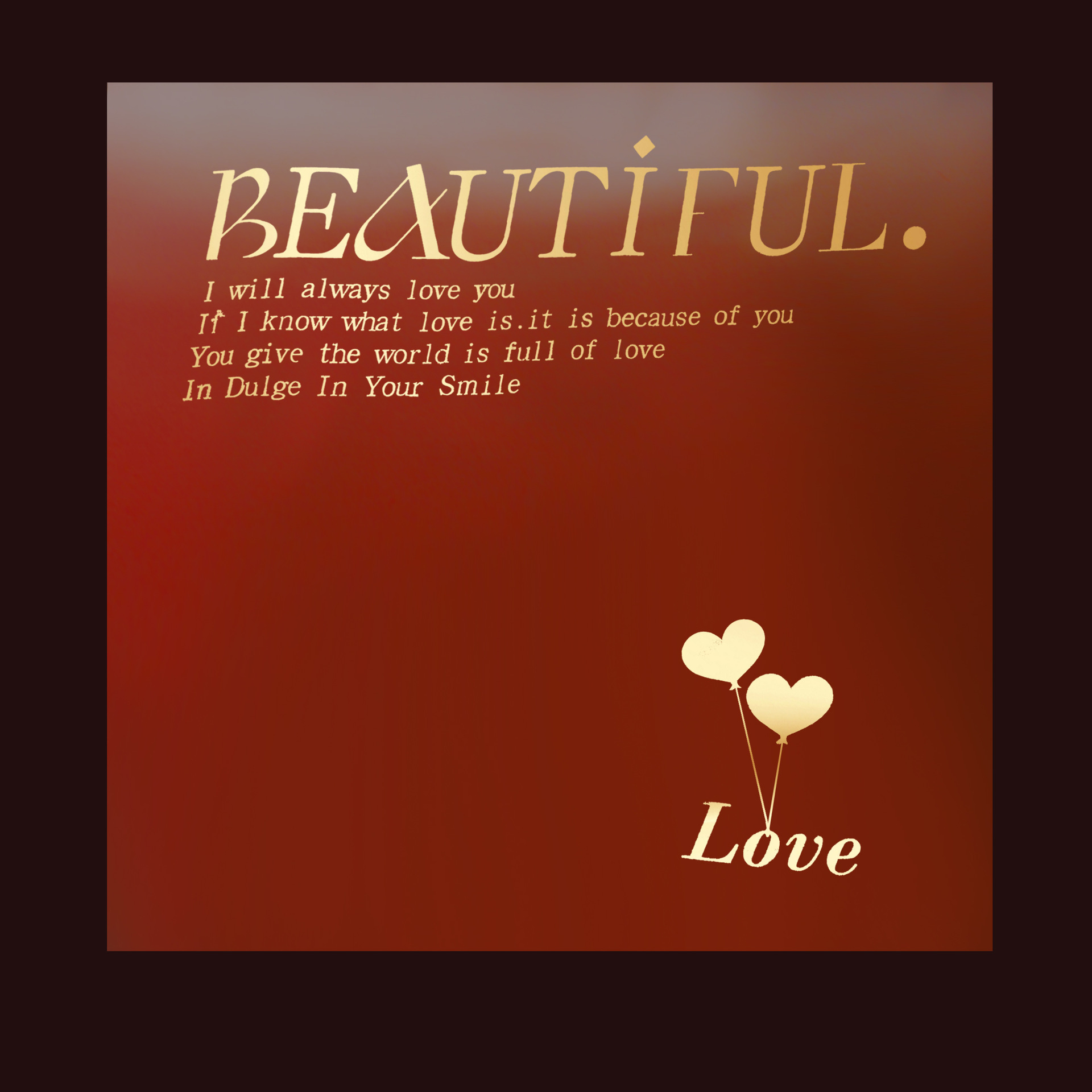 Gran rojo; 56cm, 20 hojas