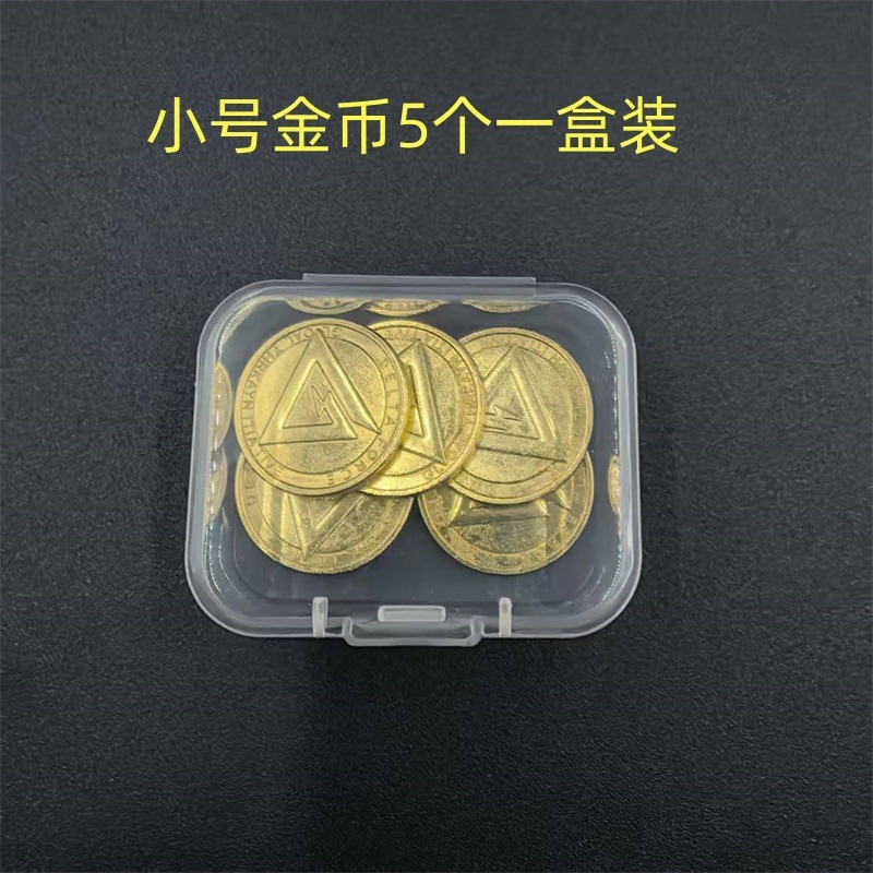 三角洲行动游戏周金色三角币复刻玩具纪念金属模型金属礼物|undefined