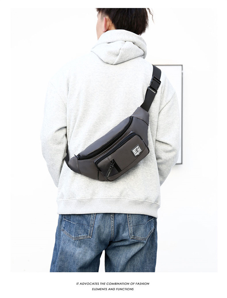 Korean-style chest bags, men's crossbody bags, sport single-shoulder bags, waterproof men's small backpacks, casual men's bags, summer waist bags trend undefined
