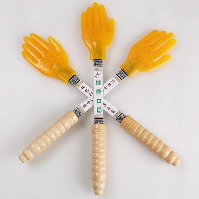 Silicone Meridian Scraper with Sand Board, Home Use Acupressure Tool, Massage Scraper, Palm Scraper