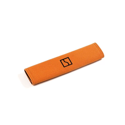Suitable for polar Krypton 001 007X009 punching safety belt protective breathable shoulder cover suede breathable interior (Seat belt shoulder pad) - hermes-orange-215cm-1-piece