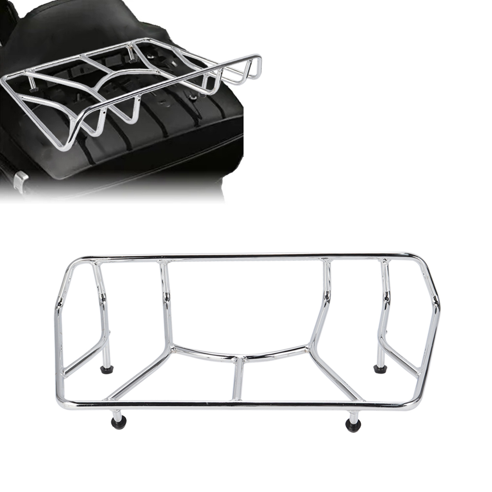 Motorcycle Tail Rack Suitable for Harley Gliding Highway Street Gliding Series Modified Tail Box Shelf Top Rack