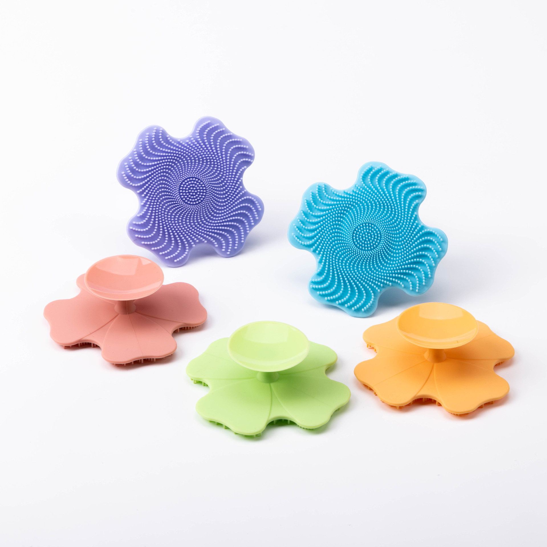 Silicone exfoliating cleansing milk for face washing from black…