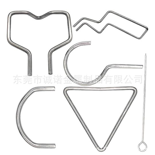 Factory wholesale stainless steel wire forming bending parts stainless steel stamping parts special-shaped iron wire bending processing