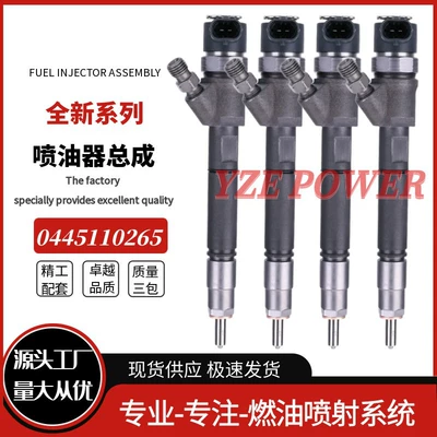 0445110265 H82484403 Common Rail injektor yığımı, dizel mühərrikləri üçün