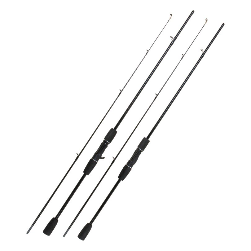 Оптовые удилища для спиннинговой ловли: Удилище ML с прямой рукояткой, 1,8 м, для ловли карпа, баса и окуня, двухсекционное, карбоновое.