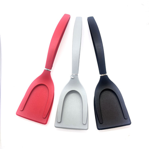 Two-in-one nylon egg spatula food clip fried egg steak fried fish pancake fruit multi-purpose non-stick spatula