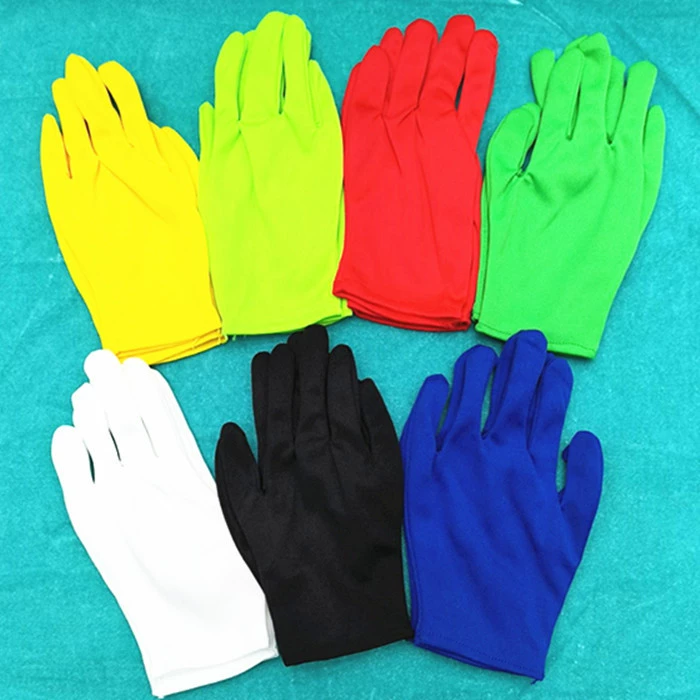 Цветные ритуальные перчатки для взрослых